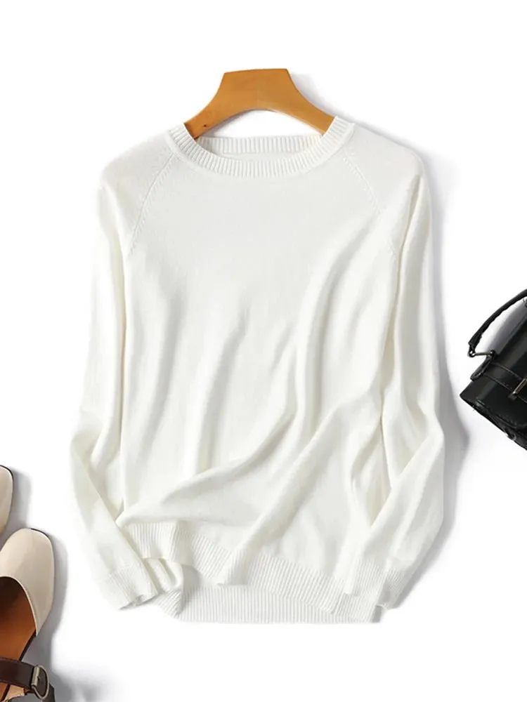Autumn-Winter Long-Sleeve Striped Pullover