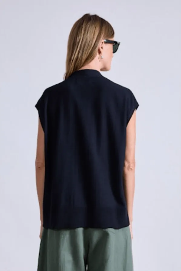 Bardi Drippy Vest - Black