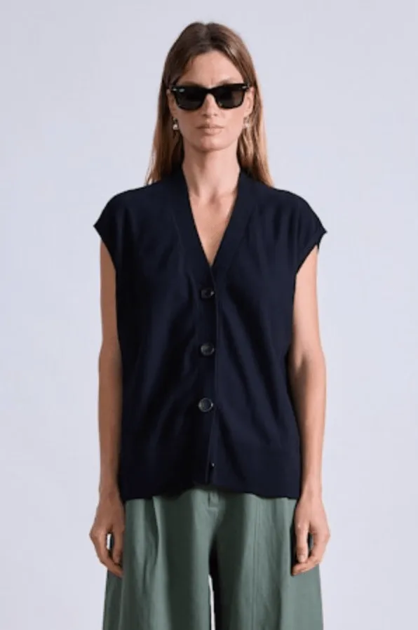 Bardi Drippy Vest - Black
