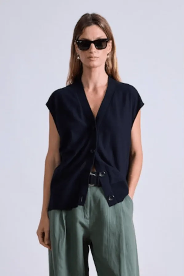 Bardi Drippy Vest - Black