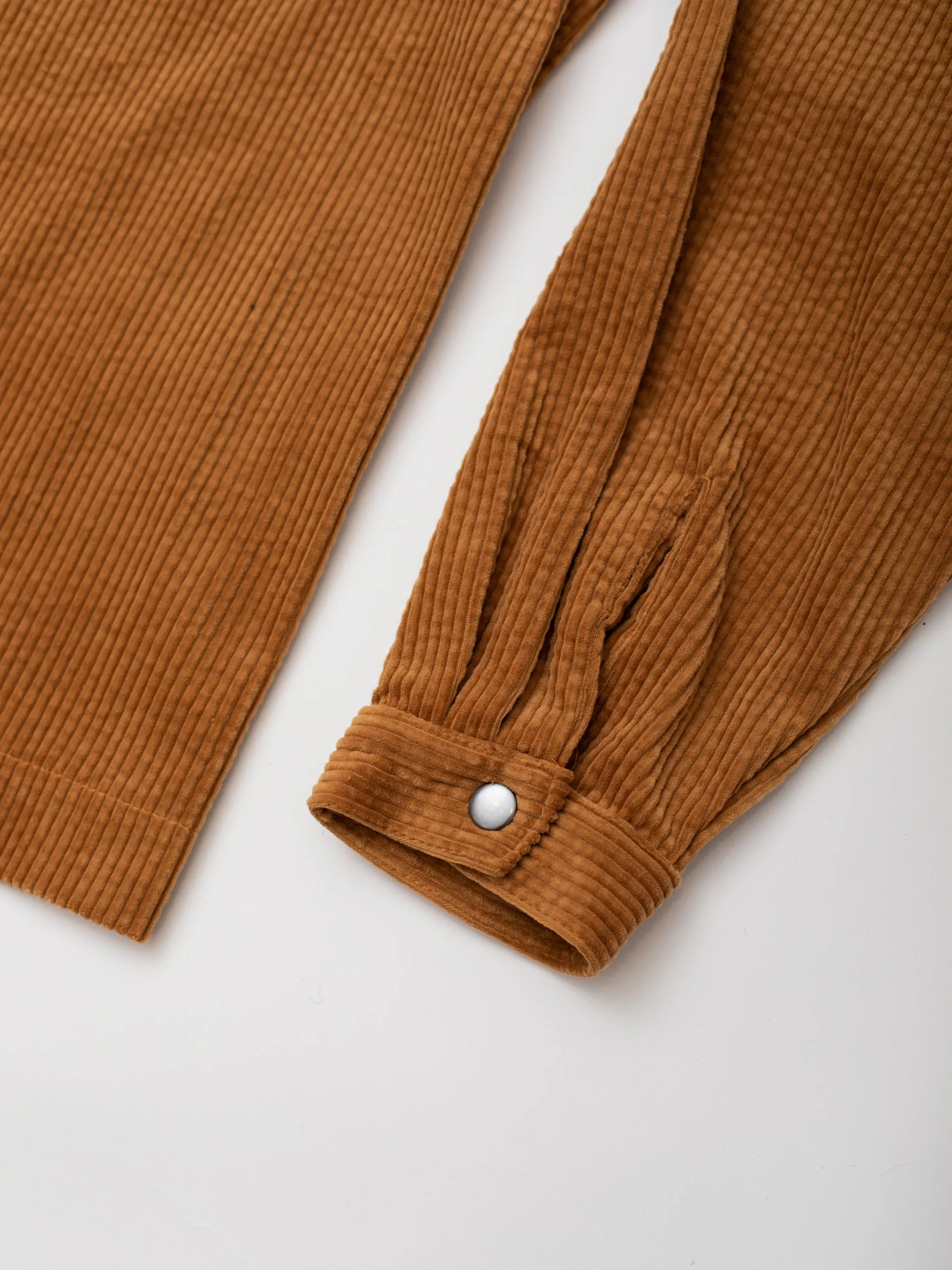 Camel Cord Over Shirt