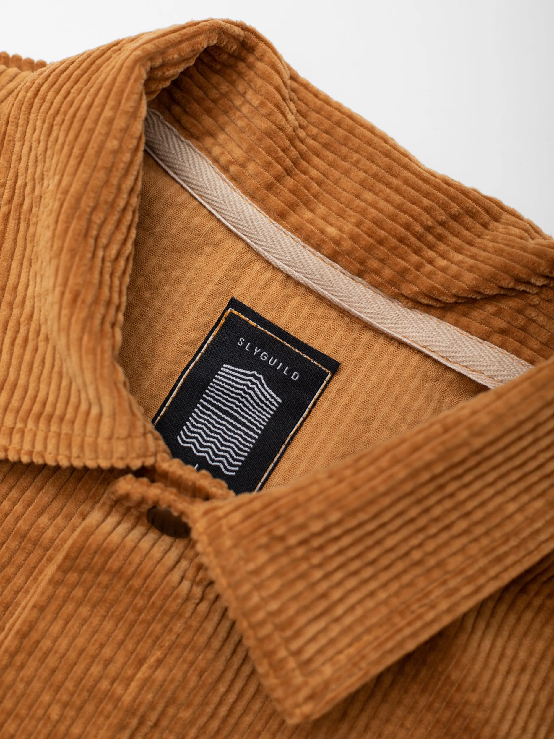 Camel Cord Over Shirt