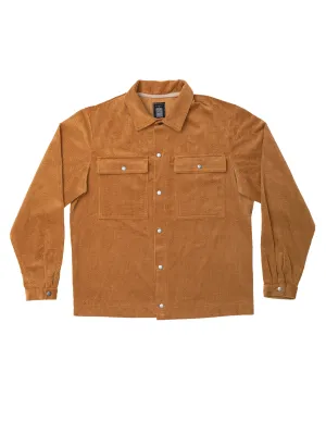 Camel Cord Over Shirt