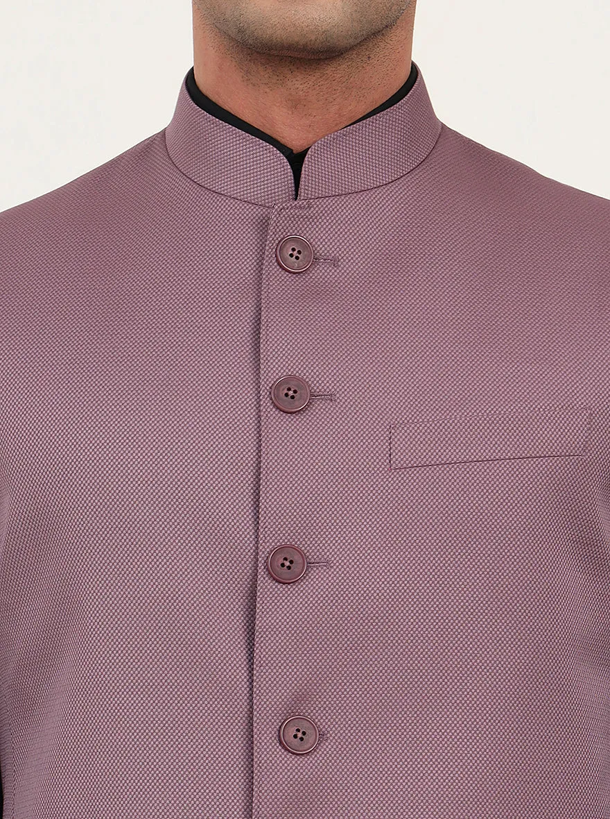 Carrot Pink Solid Regular Fit Modi Jacket | JadeBlue