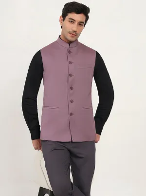 Carrot Pink Solid Regular Fit Modi Jacket | JadeBlue