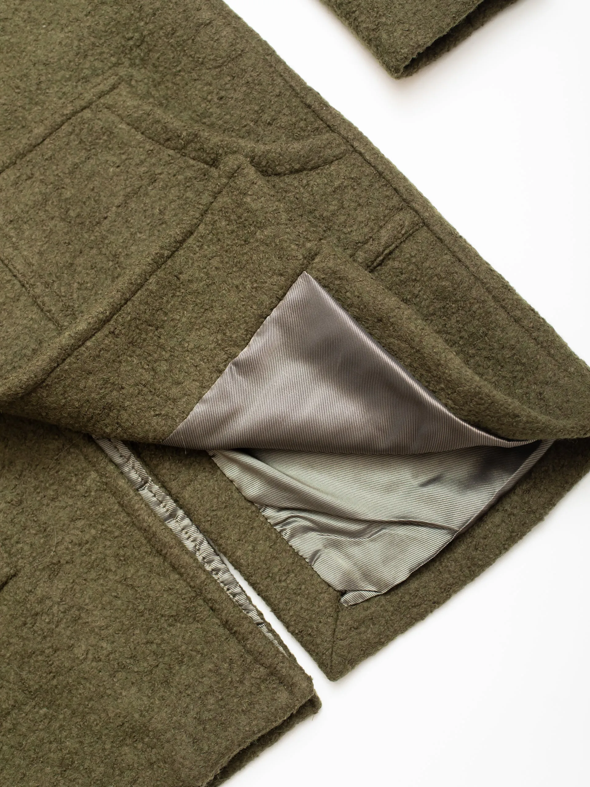 Green Bastian Wool Coat