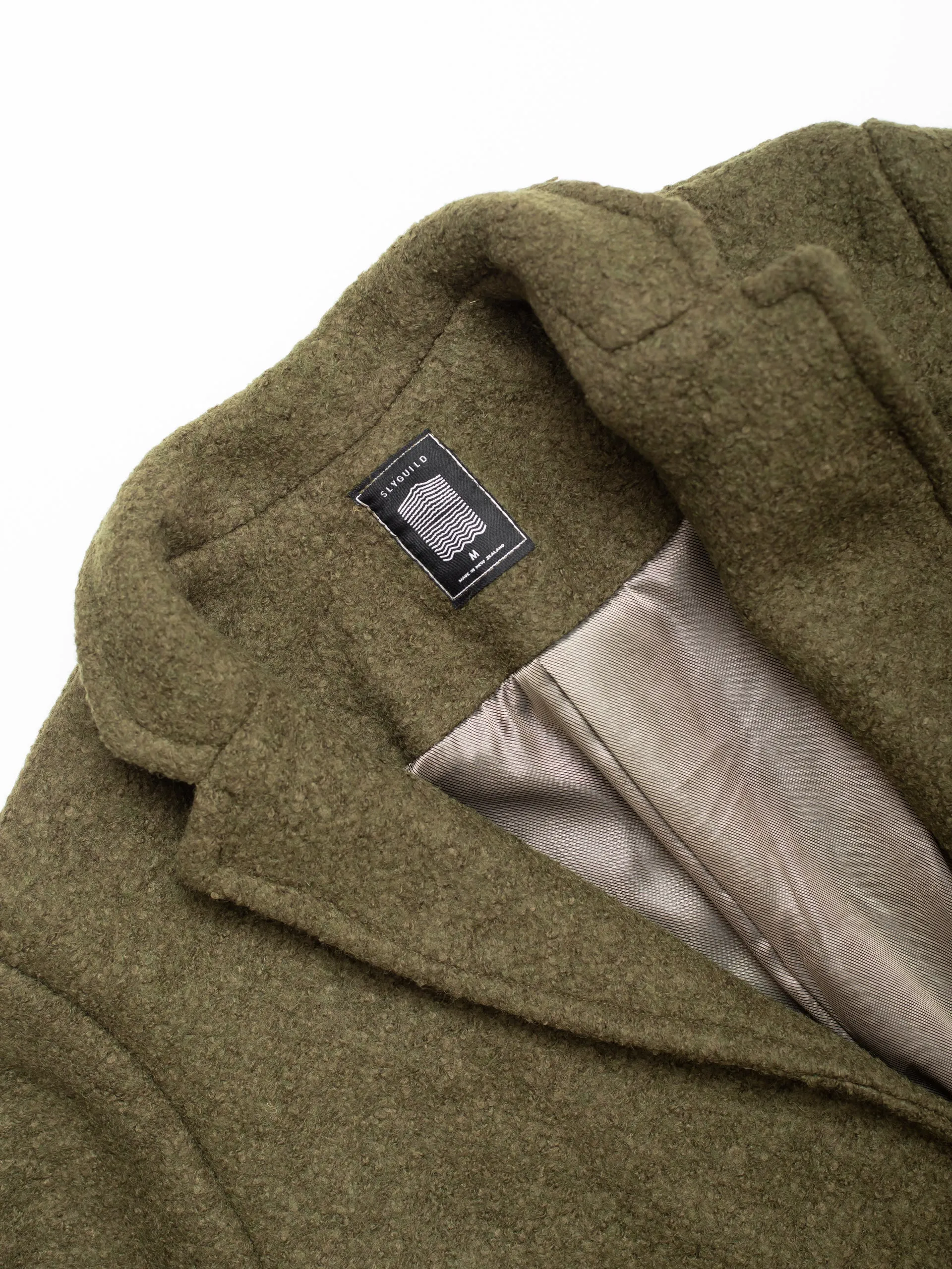 Green Bastian Wool Coat