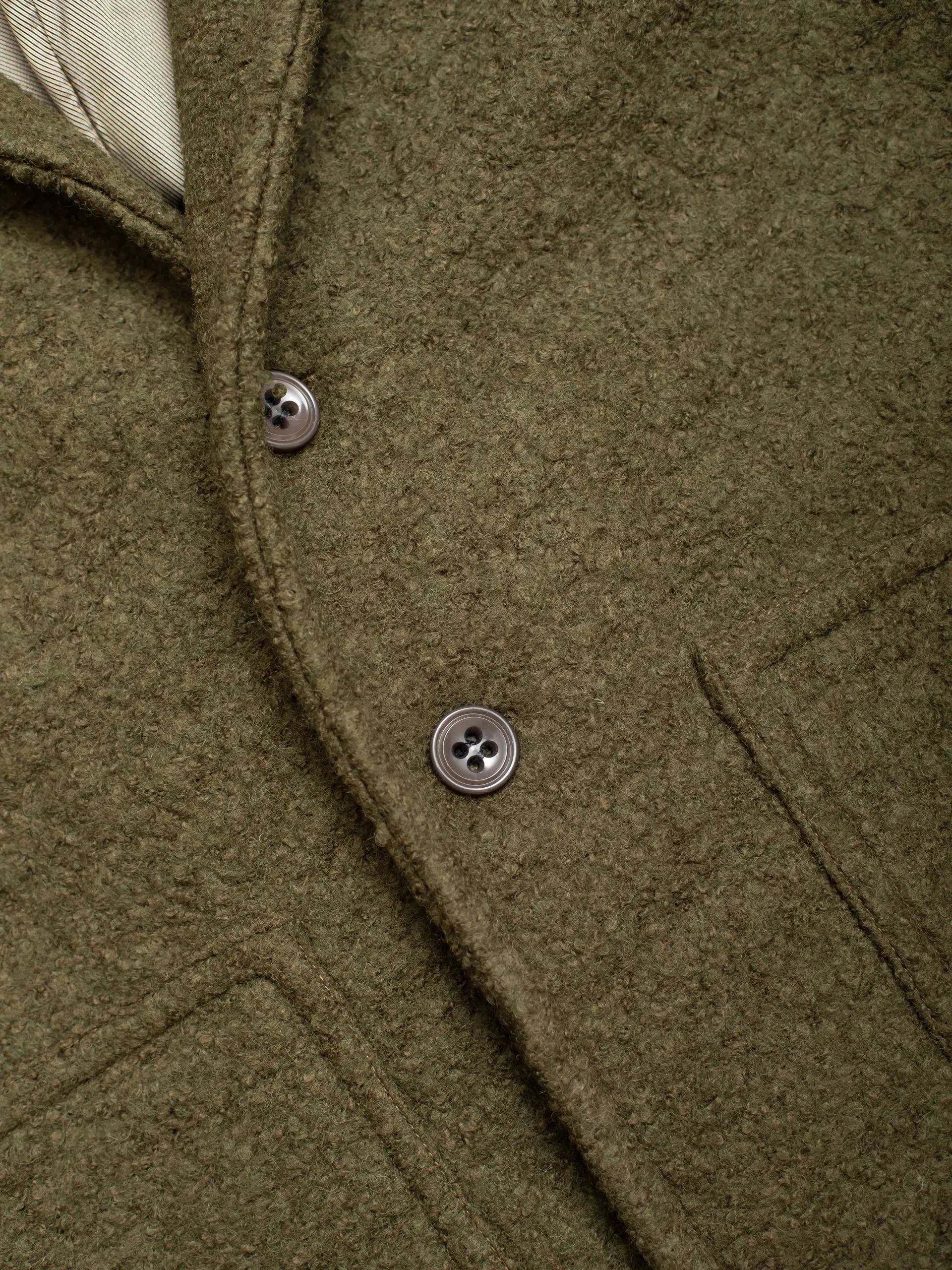 Green Bastian Wool Coat