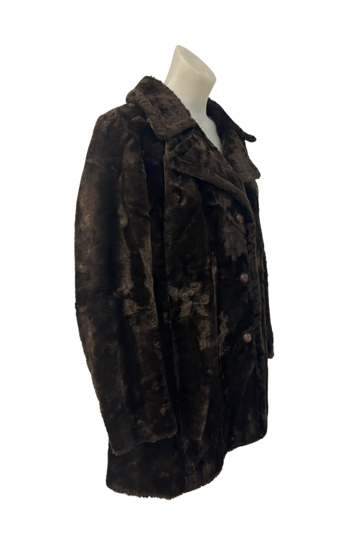 Hilton International NZ made faux fur coat, 16