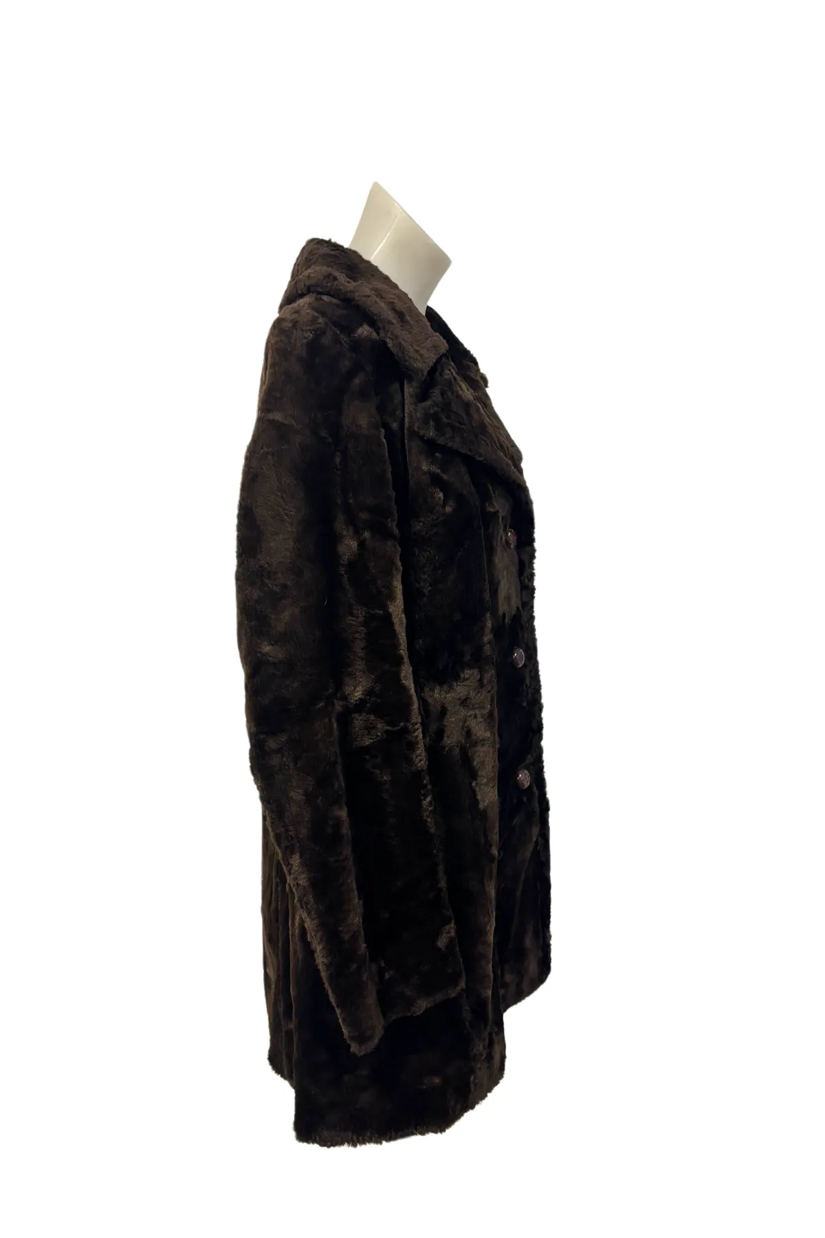 Hilton International NZ made faux fur coat, 16