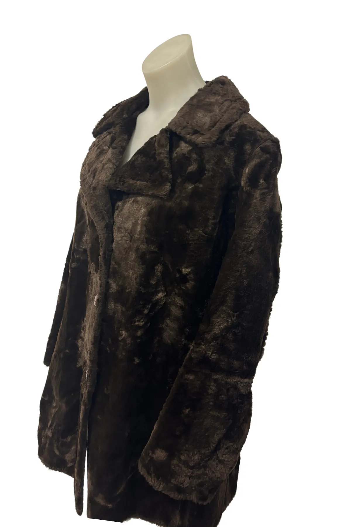 Hilton International NZ made faux fur coat, 16