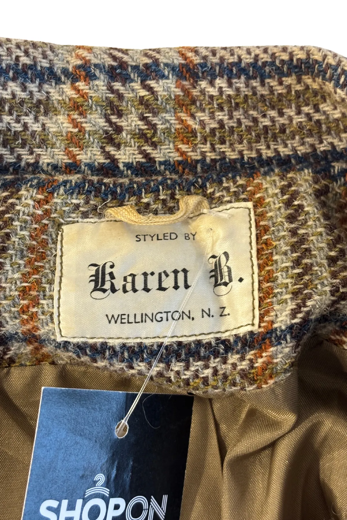 Karen. B tweed blazer, S