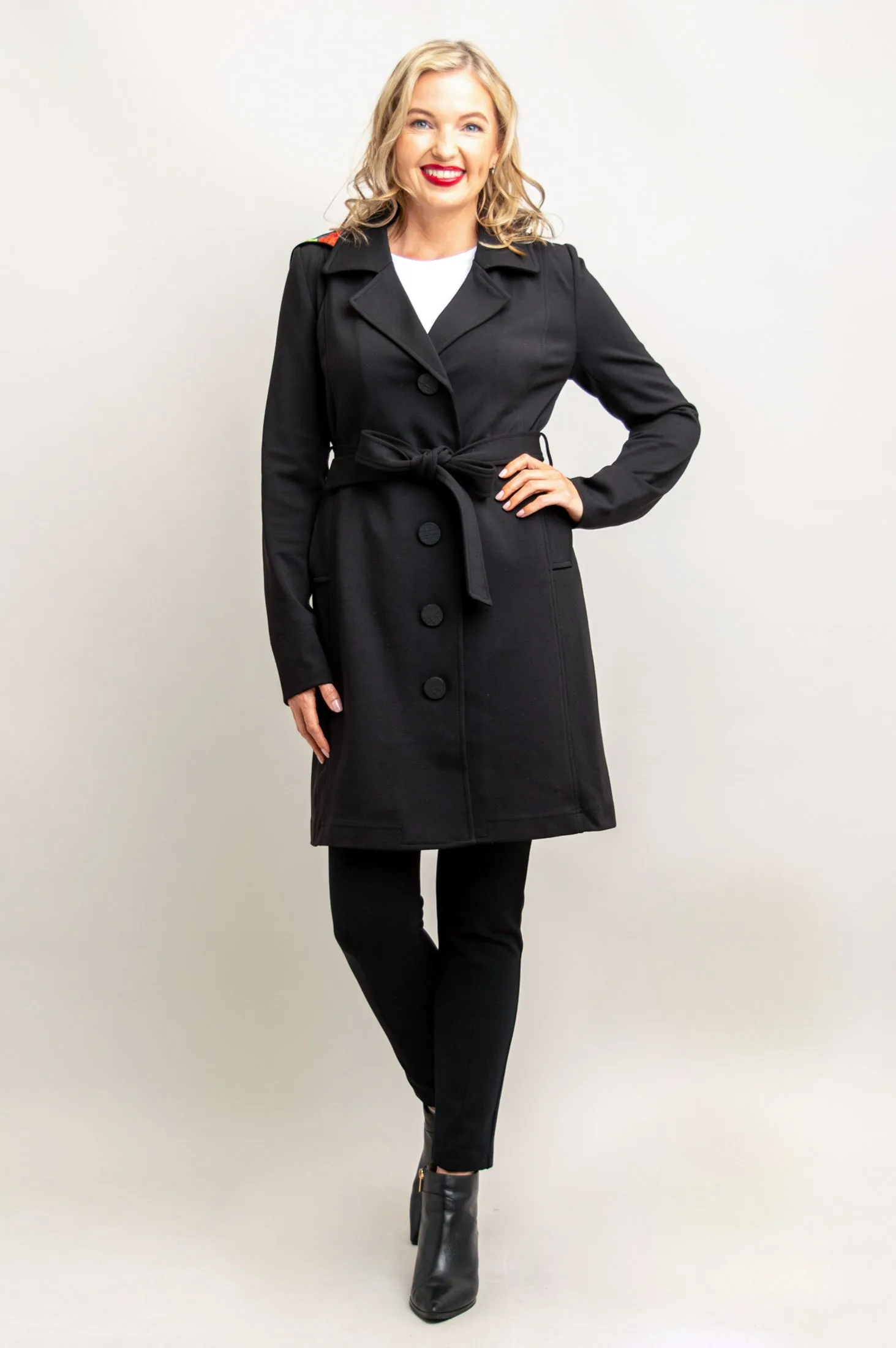 Mariana Trench Coat, Black, Modal
