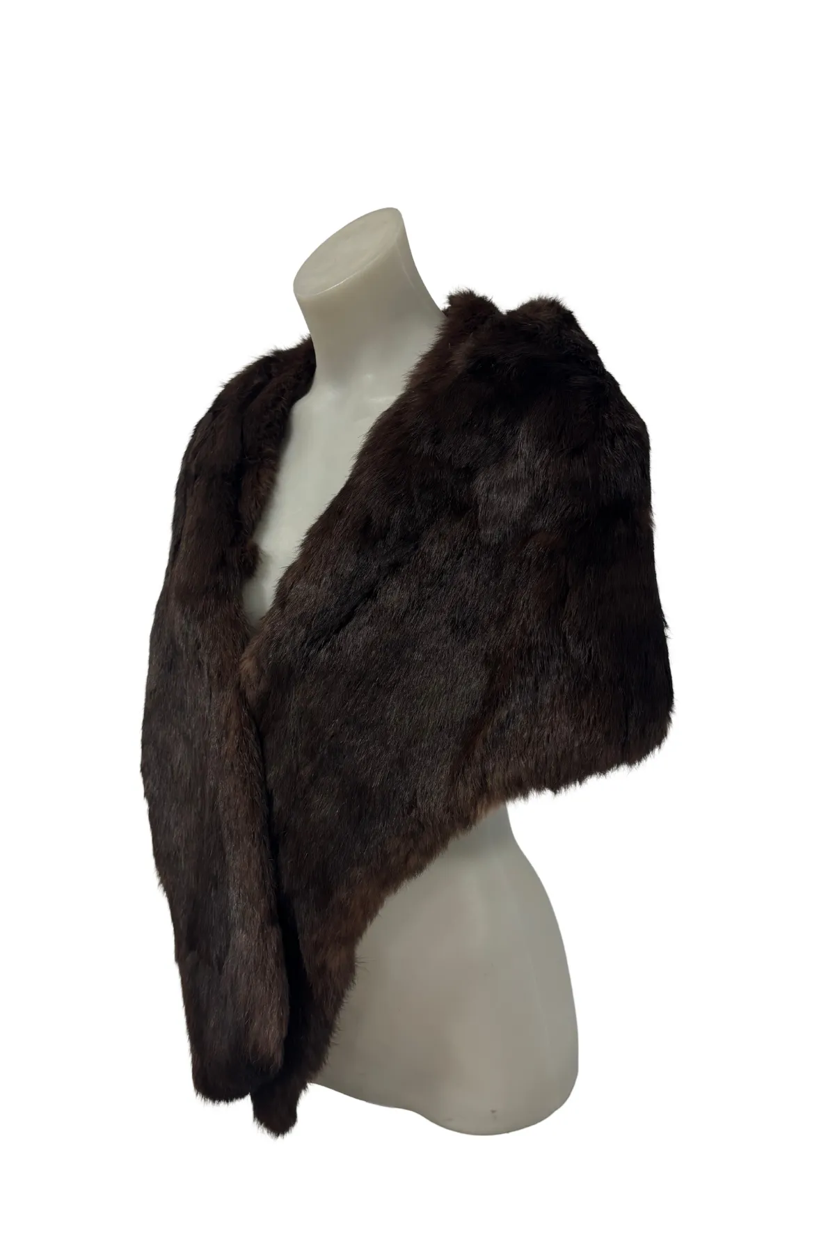 Mutual Furs Dunedin made fur shoulder shrug, OSFM