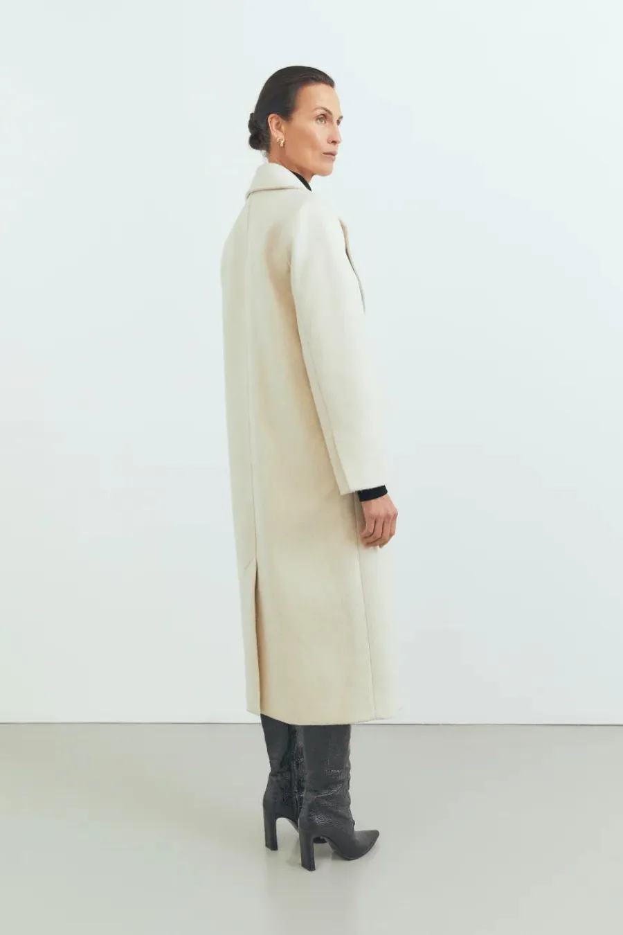 Paloma Coat Ivory Marle