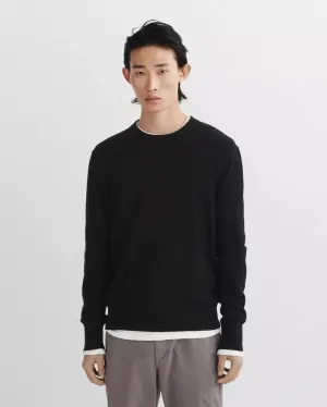 Rag & Bone Harding Cashmere Crew in Black