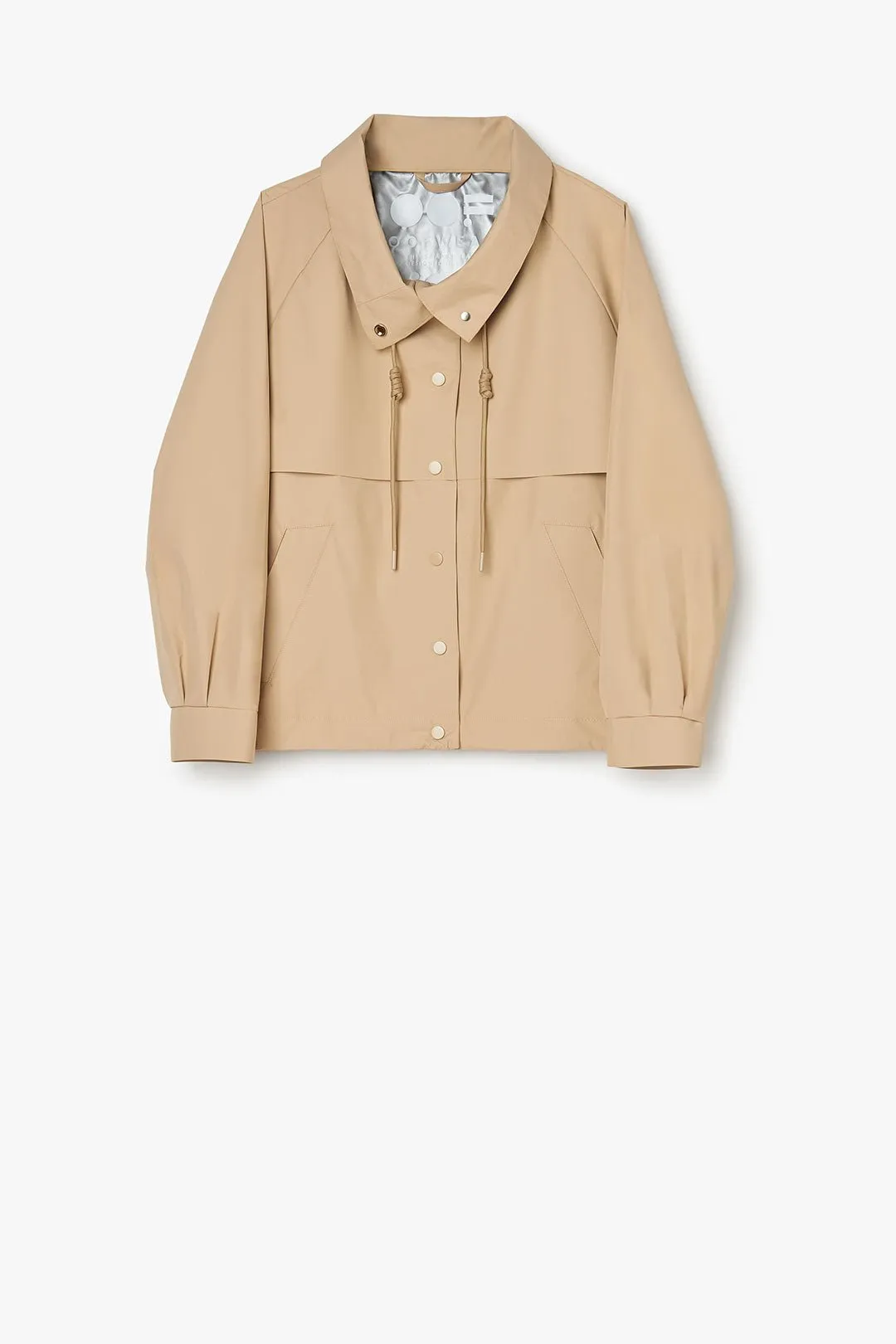 Water Repellent Short Jacket - Sand